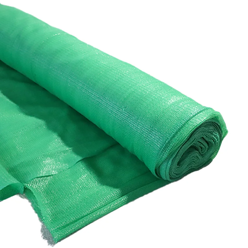 Green HDPE Sunshade Sunscreen Net Raw Roll Materials Wholesale  Canopy Balconies Courtyard Circular Forest Sunshade Net