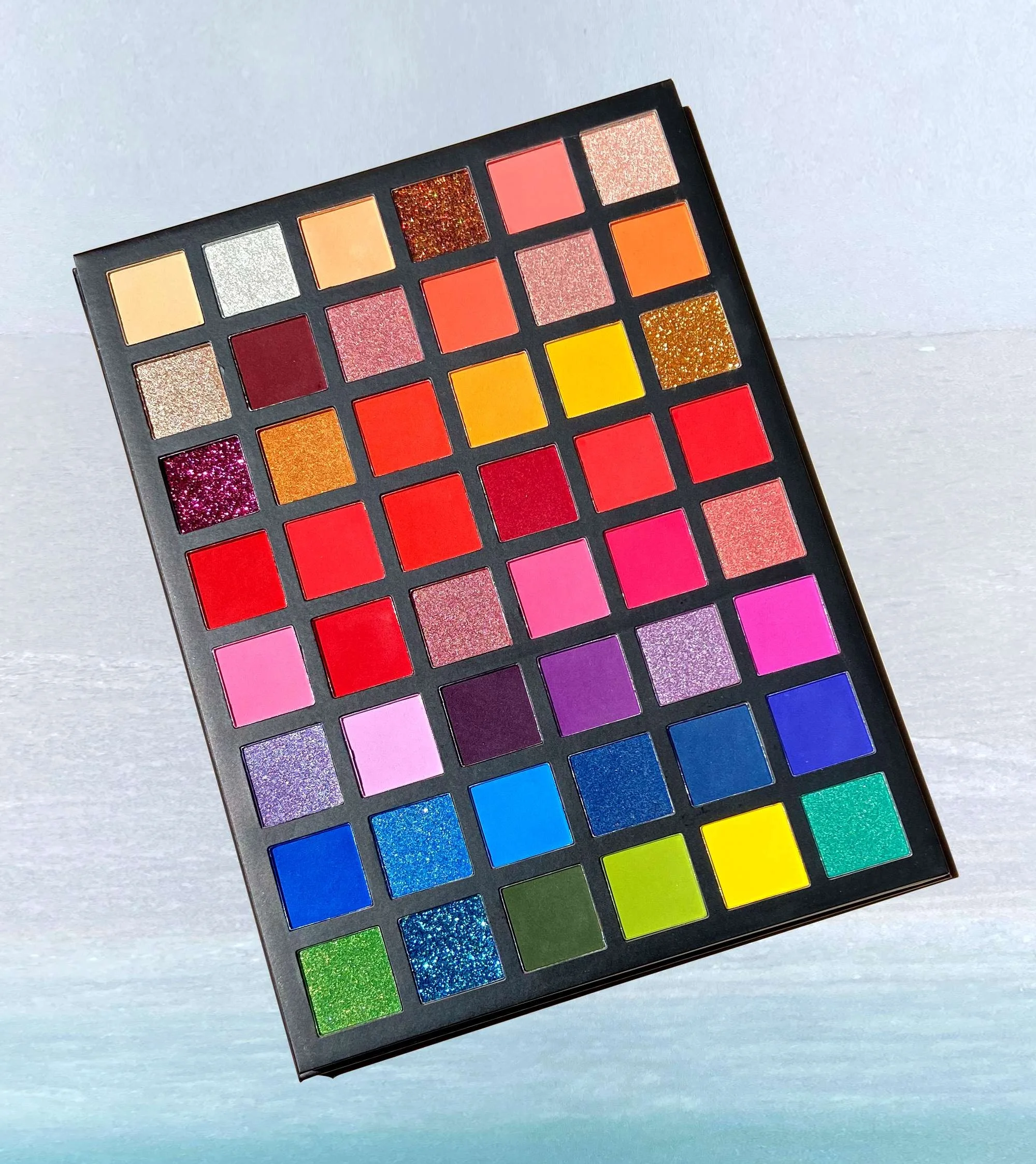 

free logo printing Cruelty Free super High Pigment 48 Colors nude big best Eyeshadow Palette Private Label Low MOQ, Muliti-color
