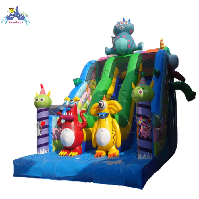 

Lilytoys Indoor outdoor colorful dry Slide inflatable Playground Equipment Inflatable bouncy for kids