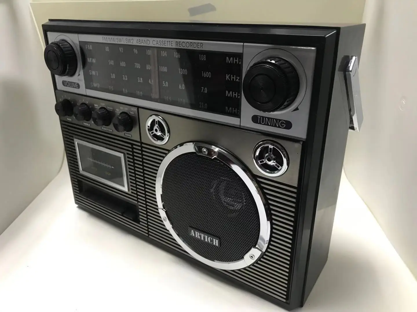 Hamson Home Used Cassette Recorder With Fm/am/sw Radio And Usb/sd ...