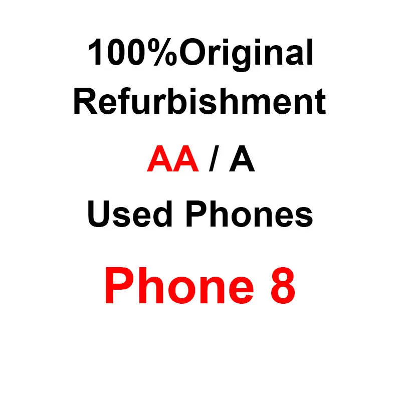 

Refurbishment Original Second Hand Smartphones Unlocked Cell Phones Used Mobile Phones For Iphone 8, Mixed colors