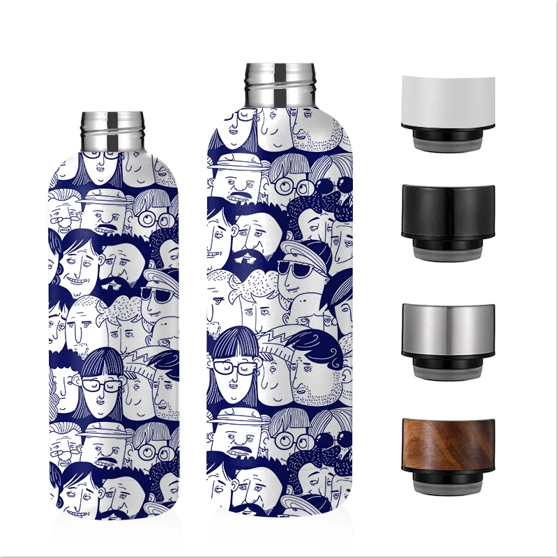 

Custom Private Label Double Wall Thermal Steel Water Bottle Vacuum Flask 304 Stainless Steel Leakproof Kids With Lid, Customzied
