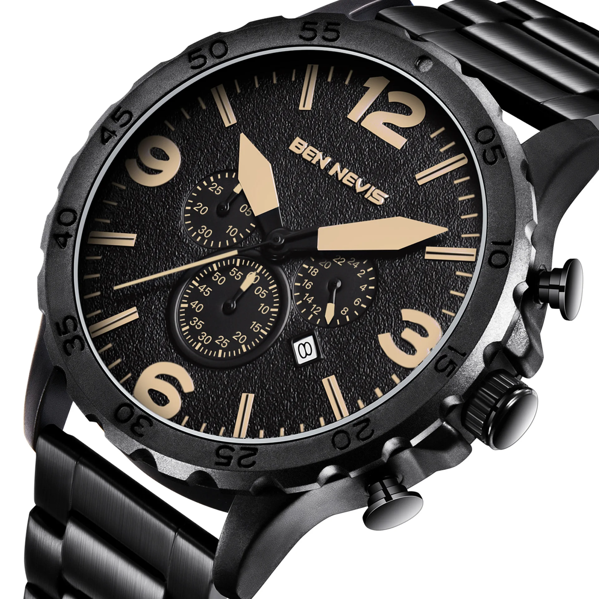 

New quartz men's watch atmospheric dial multi functional fashion brand watch man