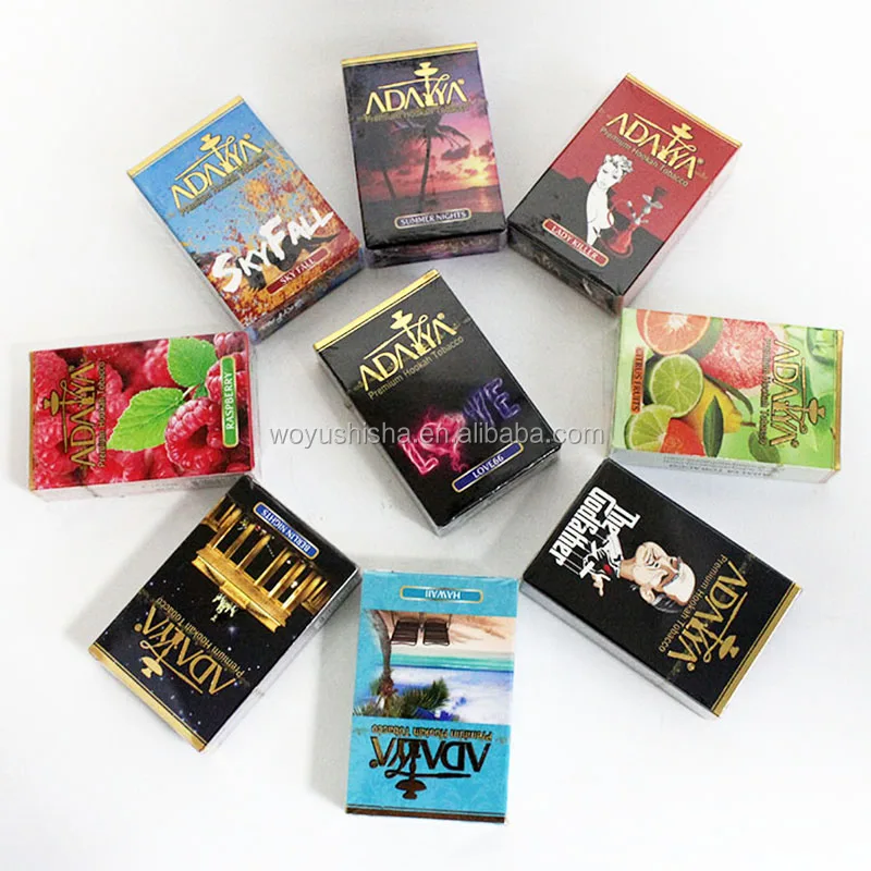 Guangzhou woyu chicha original Adalya different fruit shisha flavour narguile tobac flavor ak47 hookah shisha tobacco
