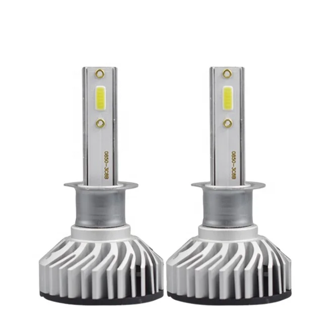 HDMP C6 H1 LED Headlight high power 50w 10-30V 6000k 8000lm aluminum white c6 h1 bombilla led coche car  led bulb