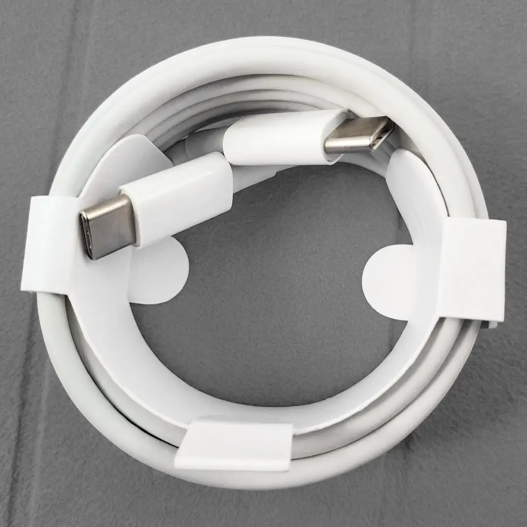 

USB-C charger cable 100W type-c to type-c PD fast charging cable for Apple MacBook for iphone cable computer High Speed cord, White