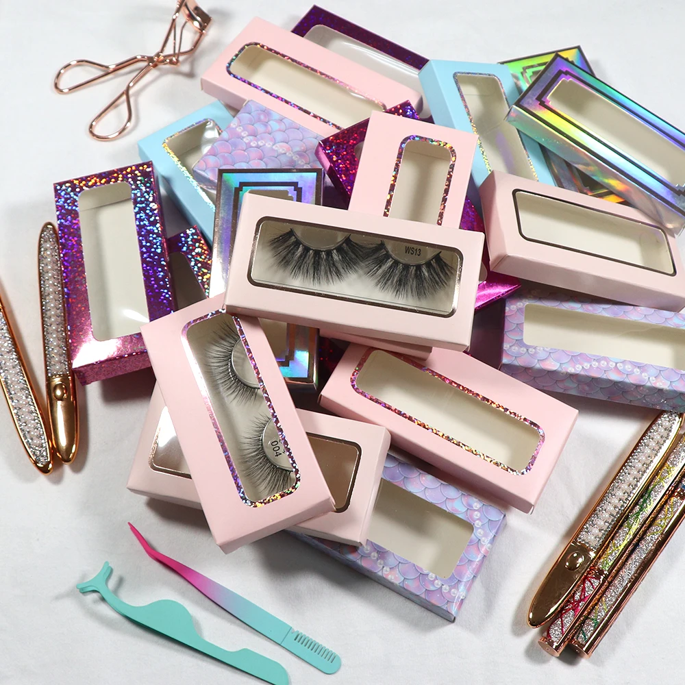 

OEM free eyelashes samples wholsale super natural wispy eyelashes 22mm