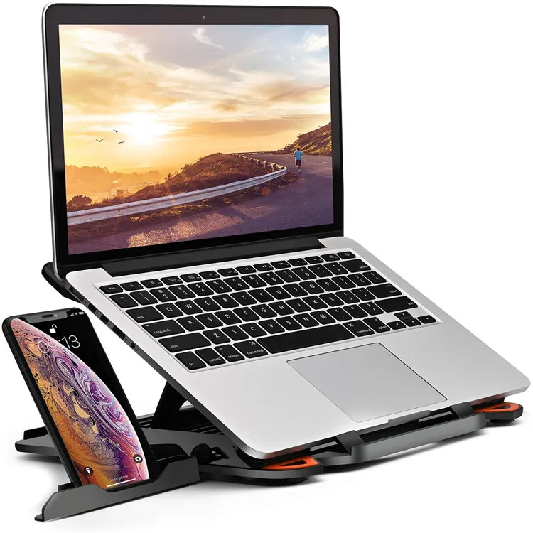 

Great Roc soporte movil para portatil laptop 17 inch holder x stand for tablet and phone Adjustable Mount, Black/white/blue