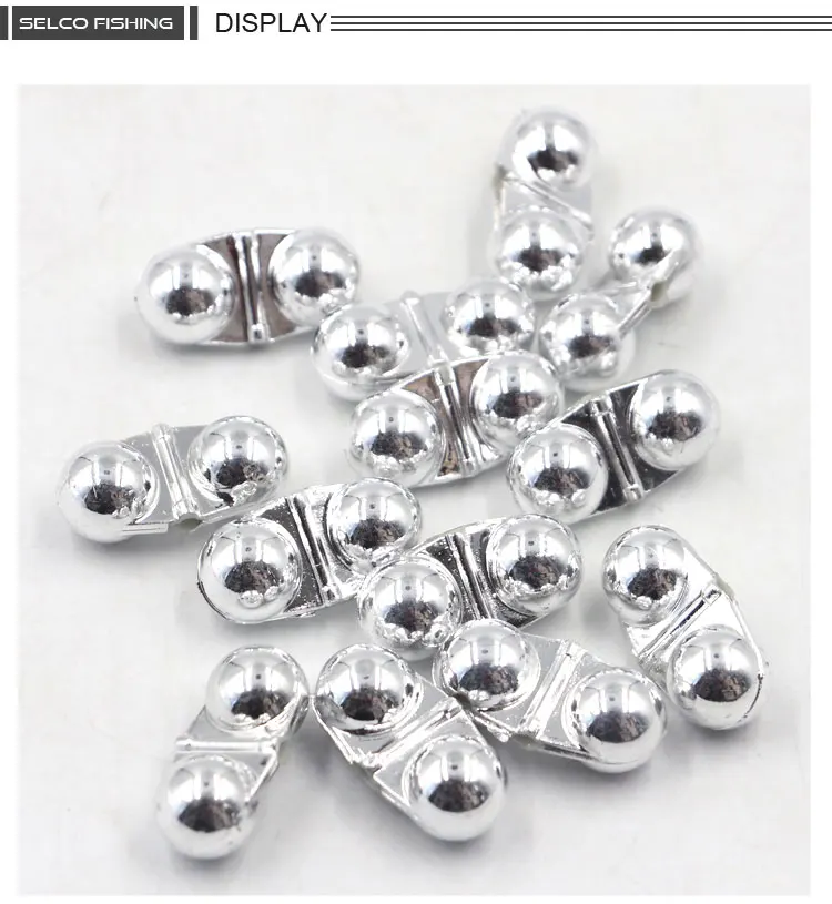 Selco Double Rattle Attractor Cat Fishing Rig Beads Fishing Lure Noise