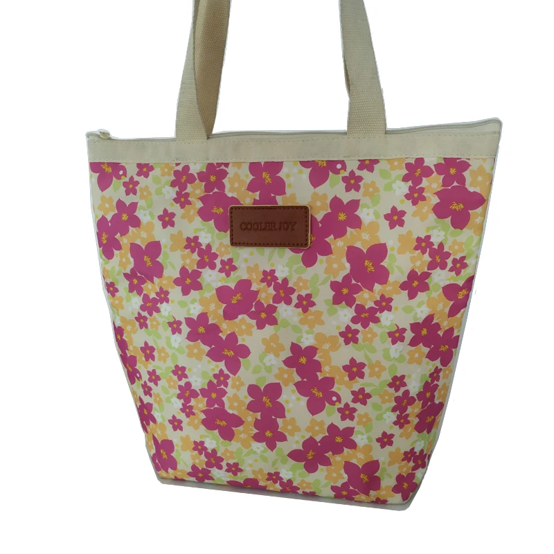 New Reusable Printed Polyester Insulated Whole Foods Lunch Cooler Tote ...