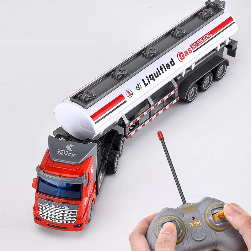 Best Gift For Kids Detachable Container Head Simulation Container Truck RC Car Toys