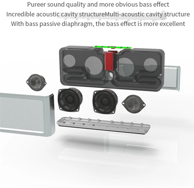 2020 High power portable outdoor wireless bluetooth speaker with TF music player - ANKUX.COM
