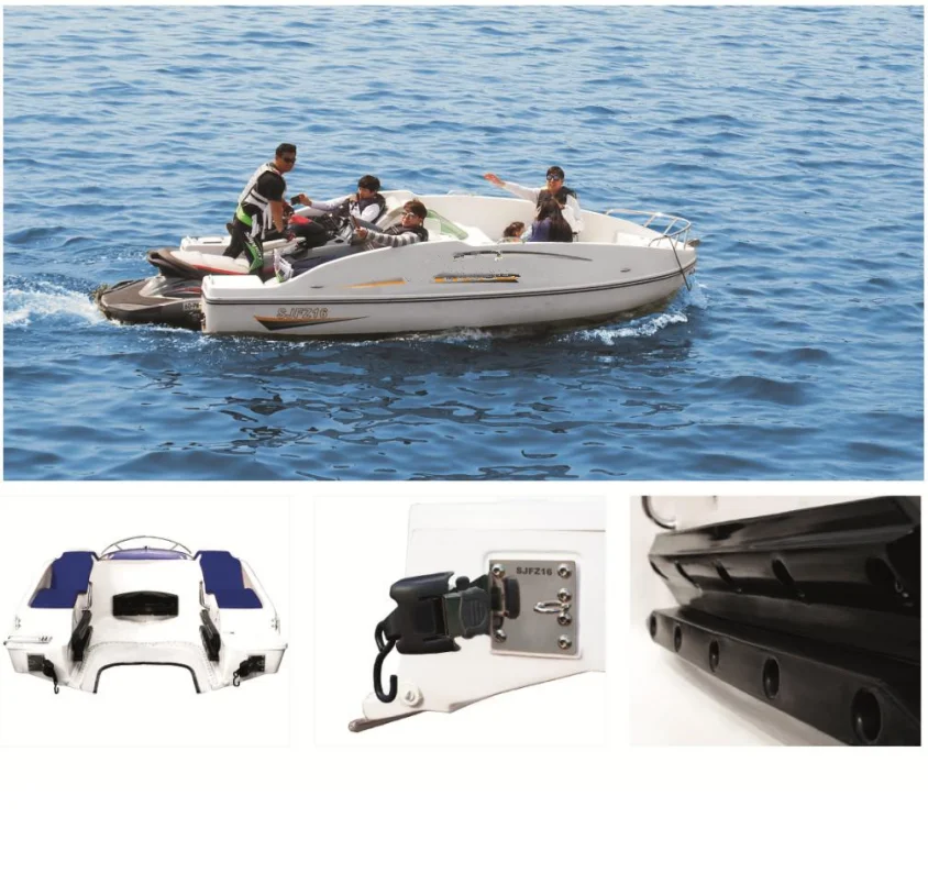 

HUA YU Hot sale --Entry Level Combined Boat for Quad ski 6 passenger inboard watercraft Speedboat Jet Ski Combined Boat