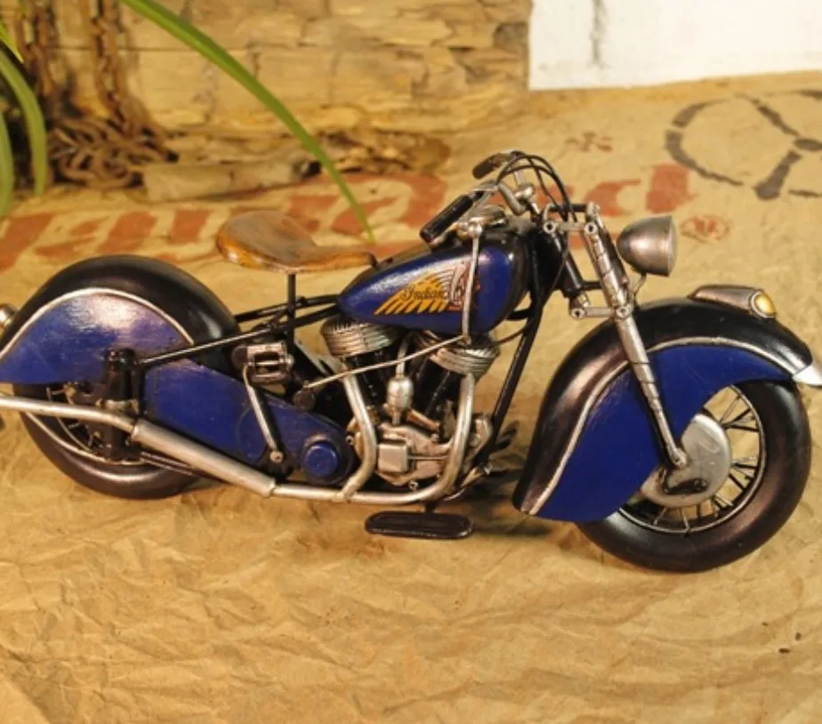 

antique metal motorcycle model, Custom color