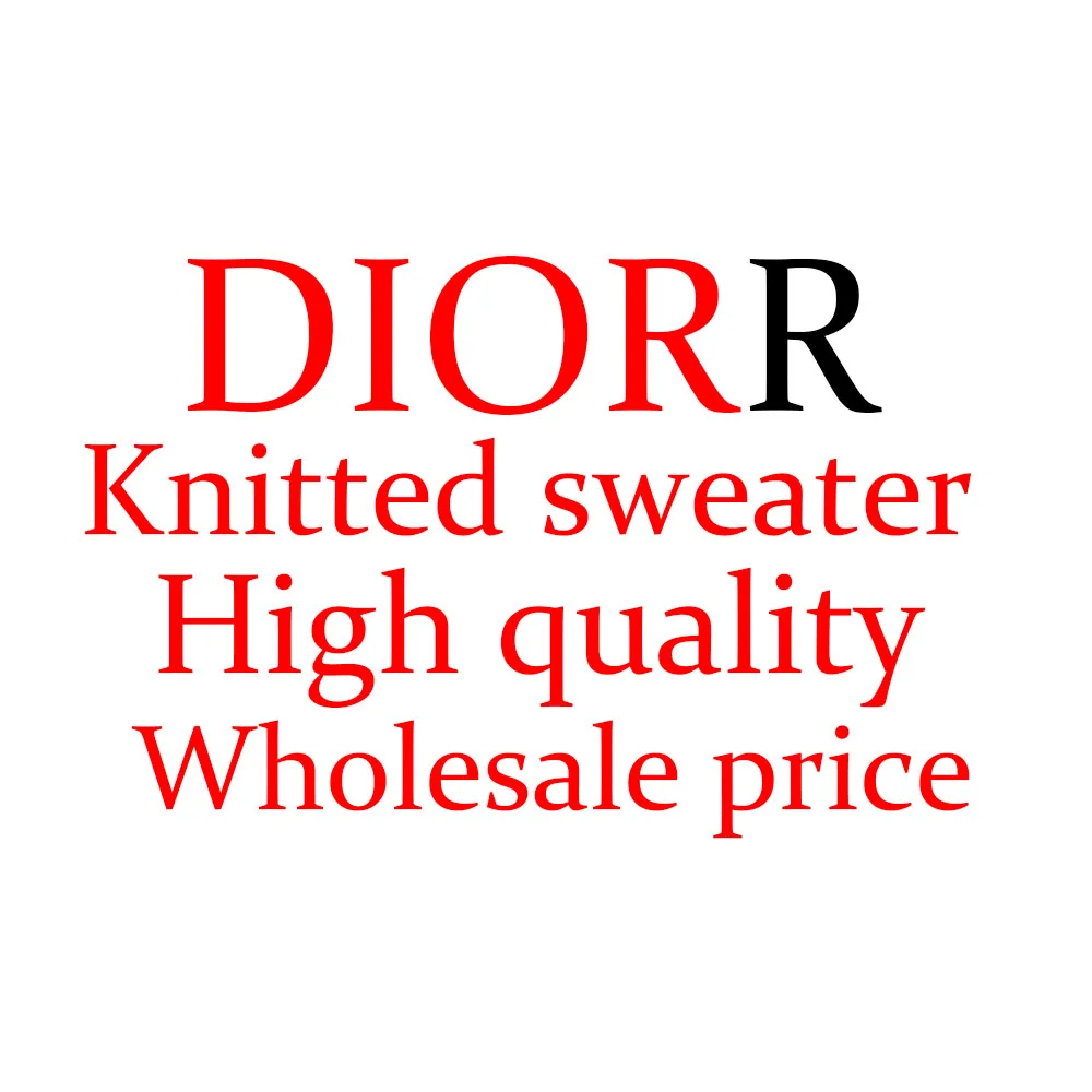 

High quality personality letter CD women's knit sweater wholesale