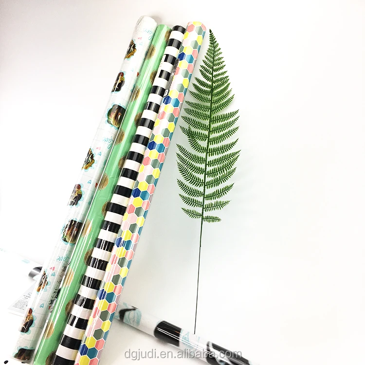 
manufacture Gold Foil Wrapping Gift Paper Custom Printed Rolling Papers For retail 