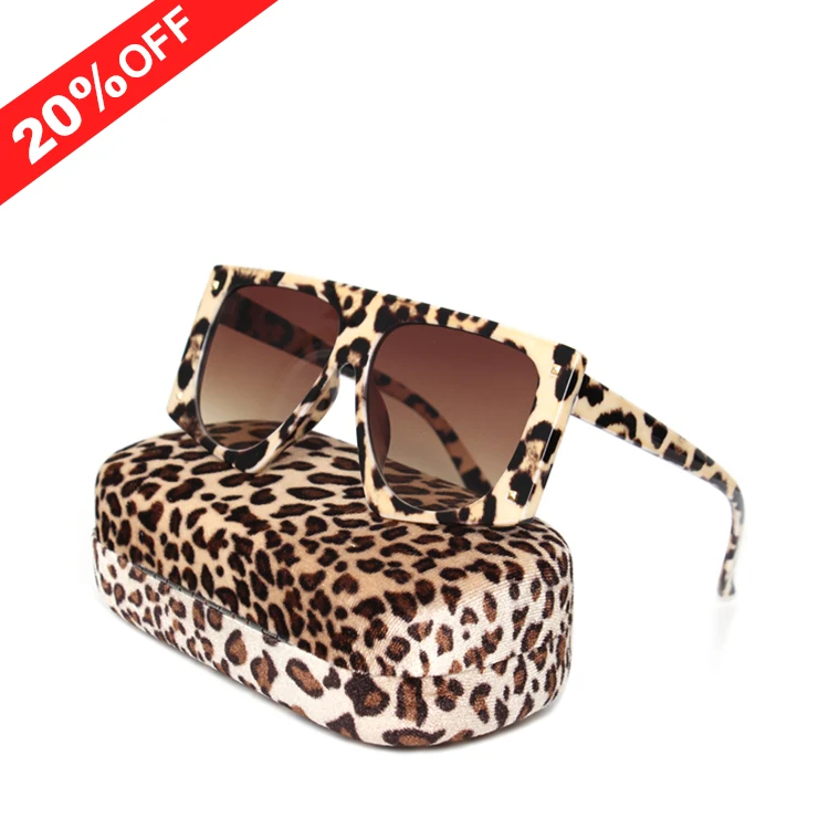 

Kenbo 2021 Fashion Oversized Designer Leopard Women Sunglasses Cheap Wholesale Ladies Sun glasses