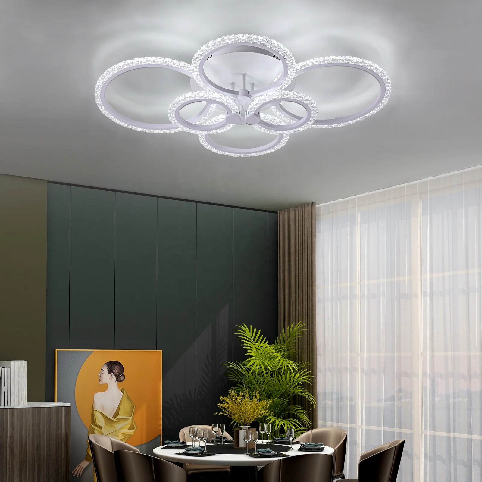 

Free Shipping Dropshipping 3000K 6000K LED Kitchen Living Room Ceiling Light Modern