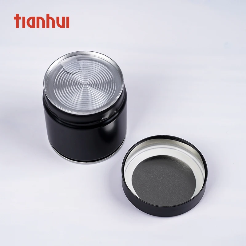 

Tianhui Small Tin Cans with Fully Airtight Double Lids Packaging for Patural Herb Supplements in the Form of Powder