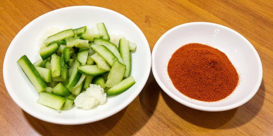 Final Presentation of Banchan Cucumber