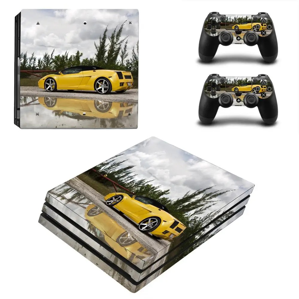 

Popular Car Skin For PS4 Pro Game Console Cover Sticker Vinyl, As your requirement