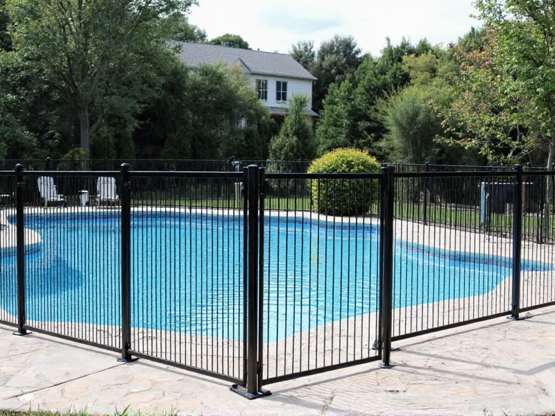 Pool safety fencing meeting ASTM F1148 standards