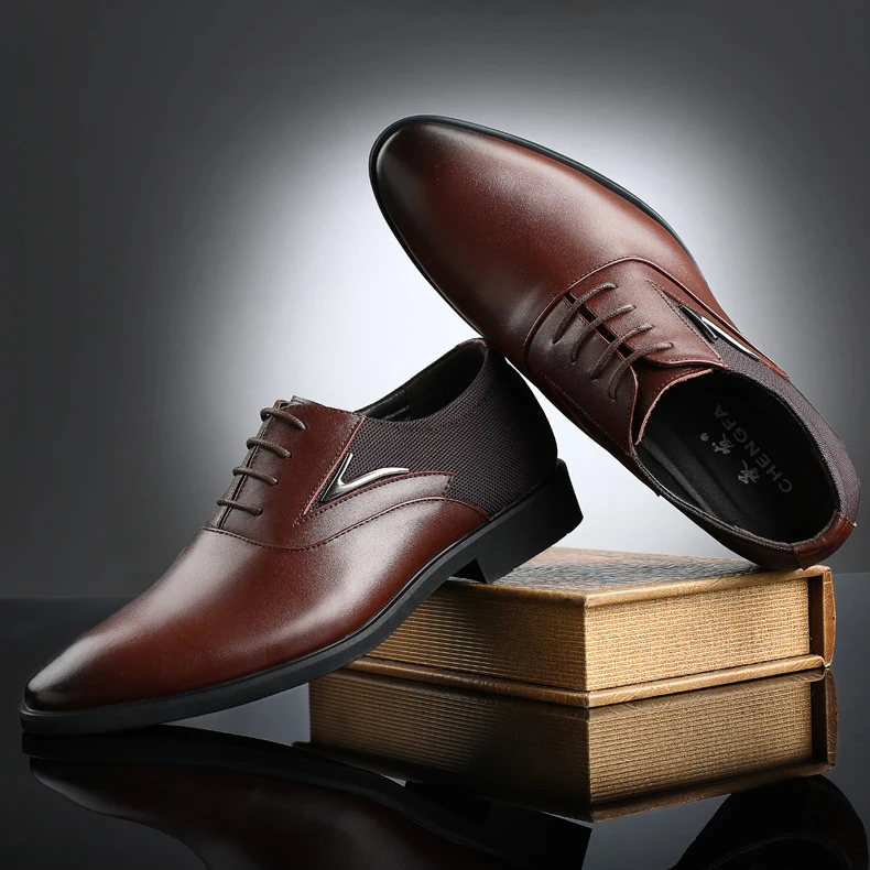 Great Promotion of New Products Business casual soft leather dress shoes men