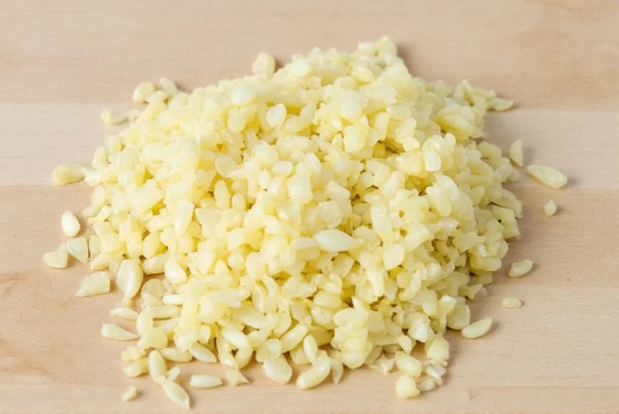 Comparison of fresh garlic cloves, minced garlic, and garlic powder measurements