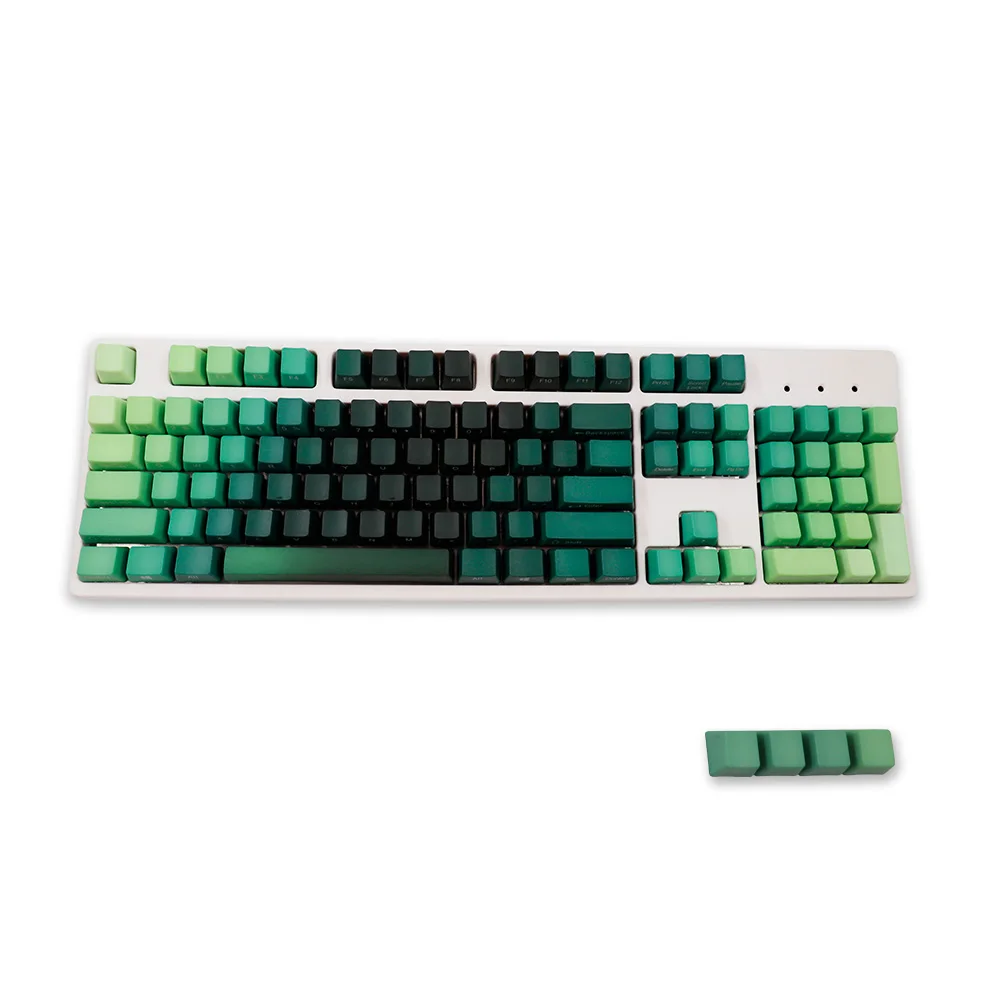 

104 Keys Side Printed PBT Keycaps Gradient Color Gaming Mechanical Keyboard DIY Replacement Keycaps