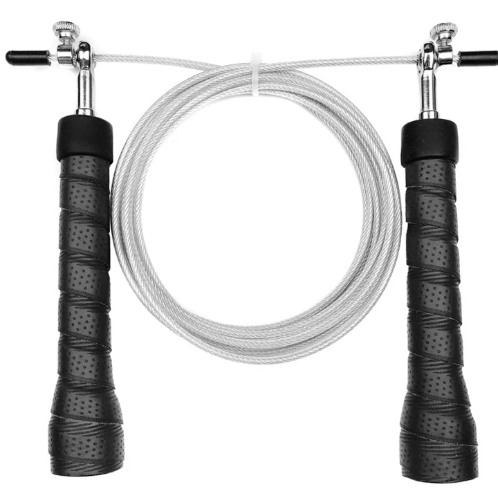 

Colorful Anti Slip Absorb Sweat High Speed Jump Rope With PU Handles Crossfit Racing Jump Rope