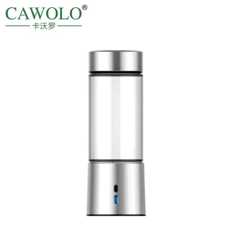 

Cawolo Hot sale Hydrogen Water generator Machine portable 500-2800 PPB Mini Hydrogen Water Maker hydrogen electric generator
