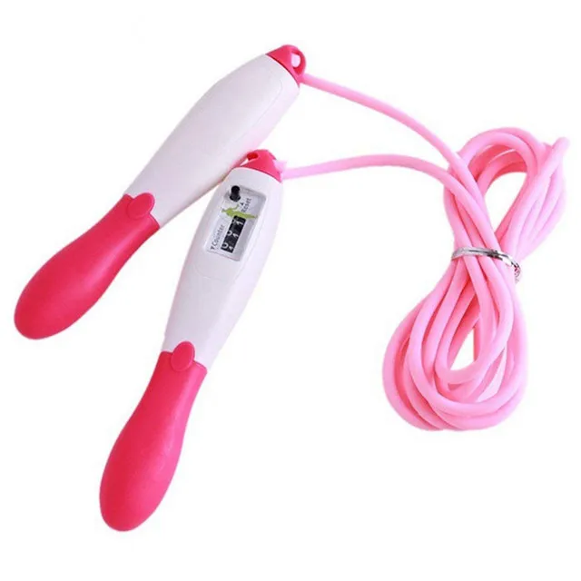 

Professional high quality pvc adult child gym bearing mechanical automatic counting fitness kids best digital skipping rope, Pink, yellow, blue, green or customized any pantone colors jump rope