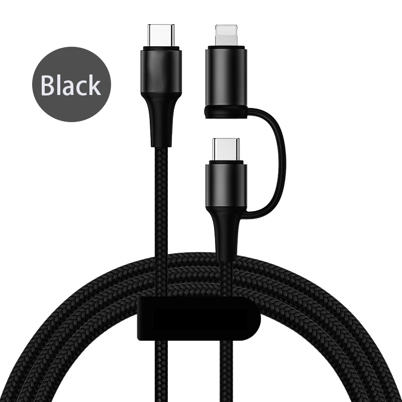 

iphone charger Fast ultra thin Charging type-c wired data usb Cable c PD 60W Fast Charger Code micro usb for free shipping, Black,silver, golden