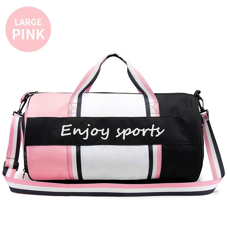 

Factory Handmade Large Capacity Travel Bag Waterproof Sport Gym Travel Duffel Bag With Shoe Compartment