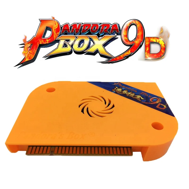 

arcade version max 3-4 player 2d 3d game pandora box 9d 2500 in 1 motherboard, Orange