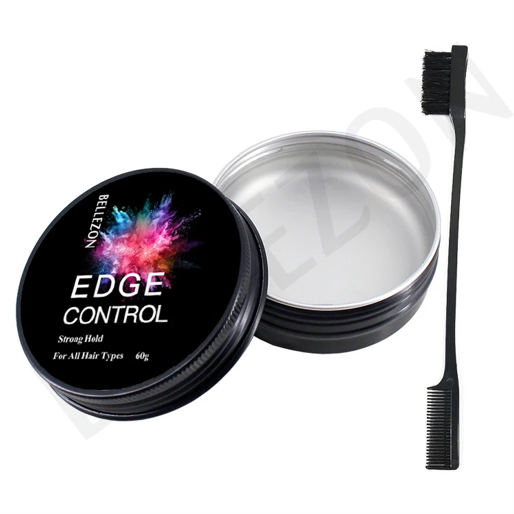 

Whole Sale Own Brand No Residue Edge Control with Brush for All Hair Types