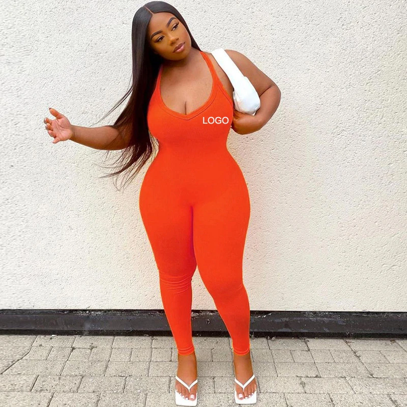 

Hot Sale Fashion Sexy Clothing Sleeveless Camisole Stretch One Piece Bodysuit Women Fitness Yoga Sport Clothes