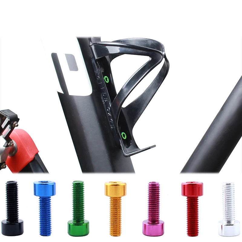 

M5x15mm Aluminum Alloy Bottle Cage Bolt MTB Bike Colorful Water Bottle Holder Screws, Optional