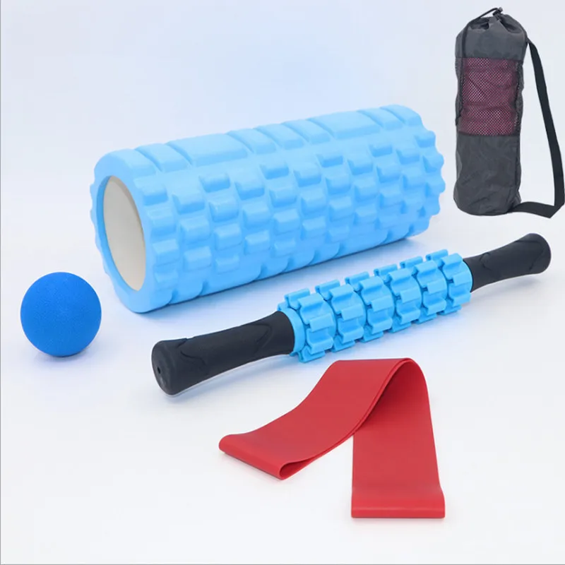 

33cm Yoga Column Massage Stick Fascia Ball Set Hollow Foam Roller Pilates Yoga Foam Roller Set, Customized