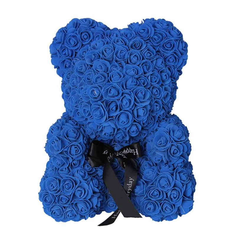 

Artificial Flower Rose Teddy Bear Birthday Gift for Kids Valentines Day Gift Souvenir