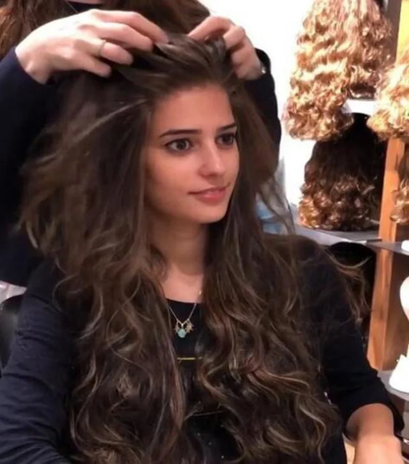 

Wig For Ladies Dark Brown Long Curly Big Wave Wig Popular Designer, Pics