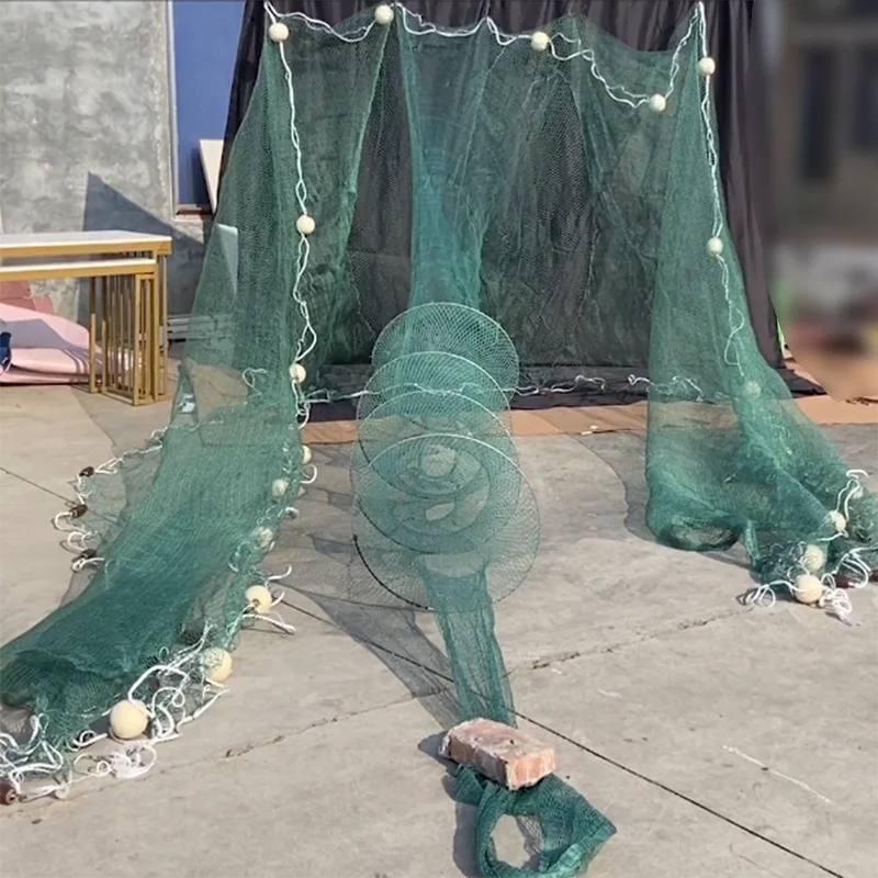 

Pe trawl fishing net / shrimp cage /maze fishing nets, Green