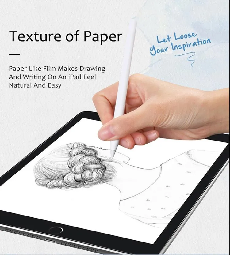 

High Quality Paper Like Screen Protector Film for iPad 10.2 2019/2020 8th