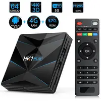 

Factory Price Android 9.0 TV Box HK1 super 4Gb 128Gb Rk3318 dual band wifi quad core tv box 4k