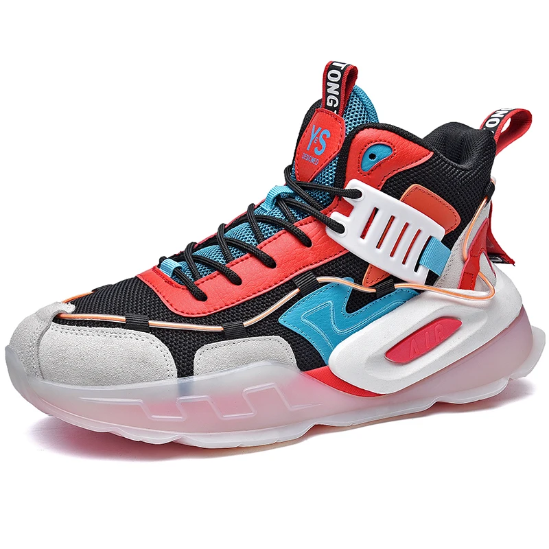 

Dropshipping Custom Logo Men Platform Chunky Sneakers Designers Fashion Lace Up Casual Shoes Men Tennis Basketball shoes