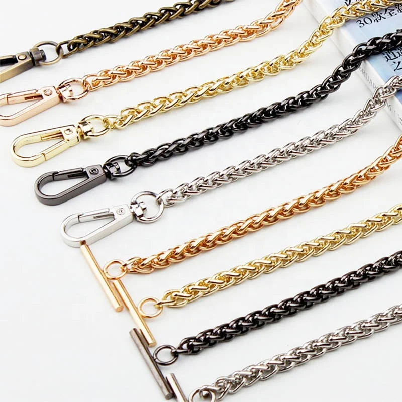 

ZONESIN Fashion HandBag Purse Accessories Metal Bag Chain Strap, 9 styles