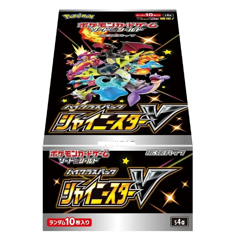 

Japan Direct Mail original Pokemon Shiny Star V box Booster Box Charizard Marnie Sealed boxes free shipping, Colorful
