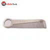No minimum order mini pocket metal blank hair comb