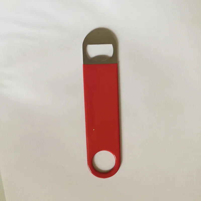 

Hot sale stainless steel red Beer opener