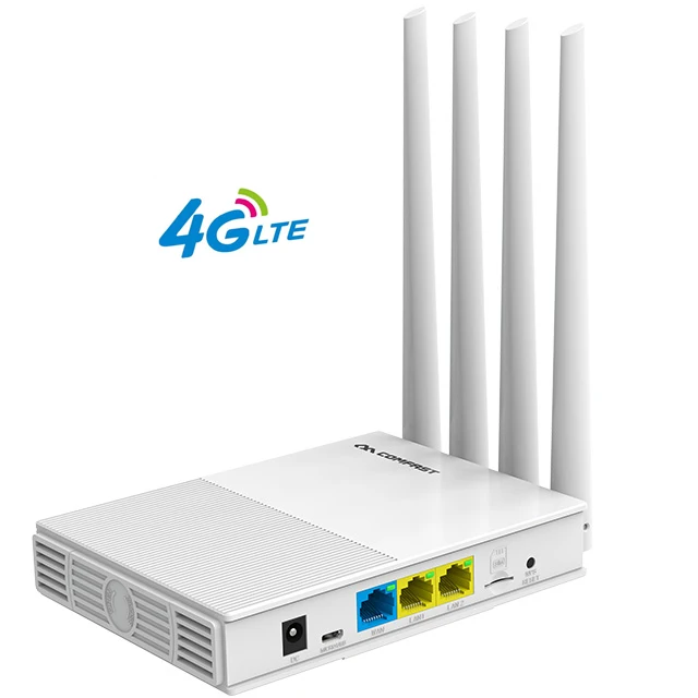 

comfast wifi 4g 5g router wifi 4g lte router with sim card slot wireless routers, White